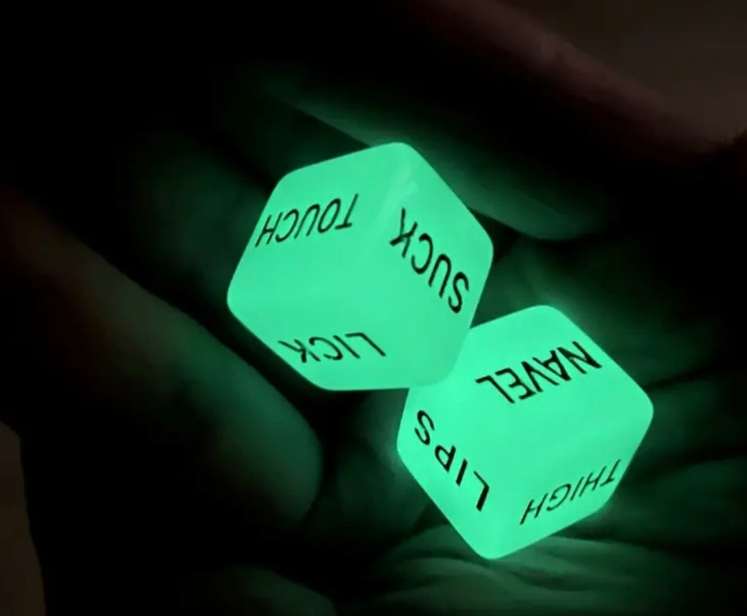 Glow in the dark sex dice – Queenly Kulture